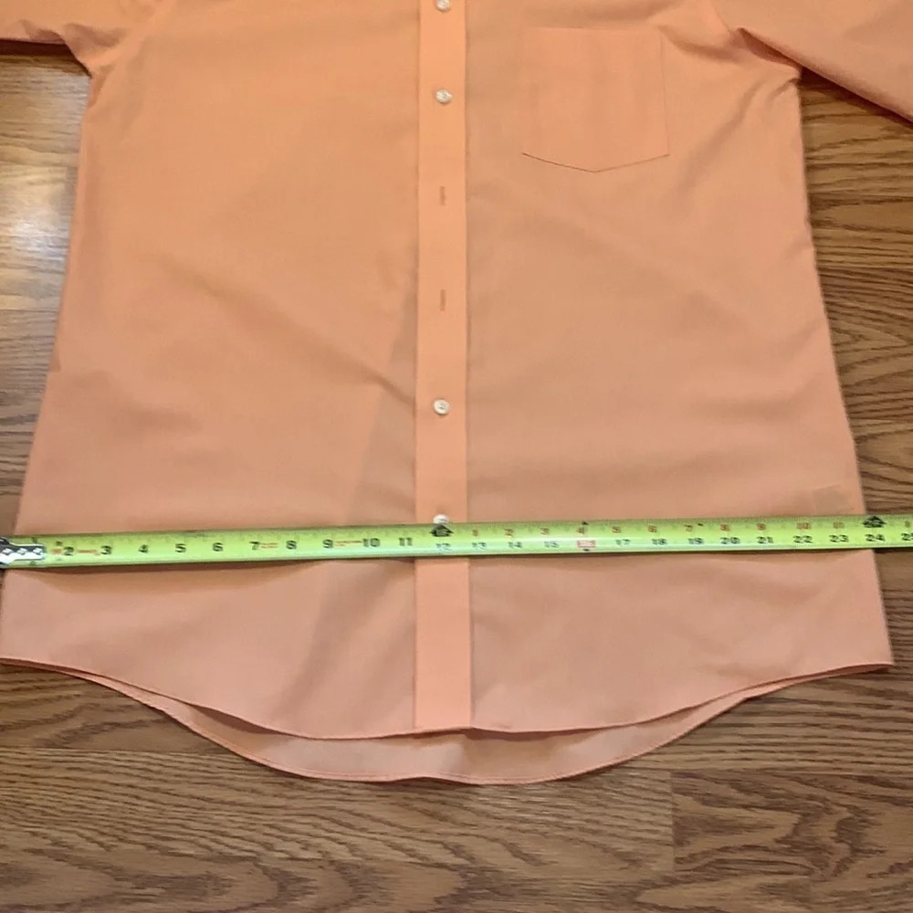 Stafford Classic Fit men’s button up short sleeve dress shirt size 16 - Picture 8 of 9
